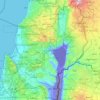 North District topographic map, elevation, terrain