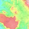 Genoni topographic map, elevation, terrain