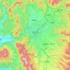 Asahikawa topographic map, elevation, terrain