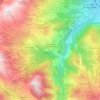 Fontcouverte-la-Toussuire topographic map, elevation, terrain