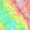 Cibitoke topographic map, elevation, terrain