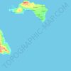 Tanga Islands topographic map, elevation, terrain