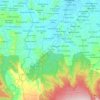Peusangan Selatan topographic map, elevation, terrain