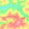 Ouville topographic map, elevation, terrain