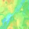 Дружная Горка topographic map, elevation, terrain