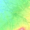 Shymkent topographic map, elevation, terrain