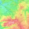 Heerlen topographic map, elevation, terrain
