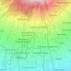 Cangkringan topographic map, elevation, terrain