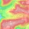 Mont topographic map, elevation, terrain