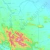 Pailin topographic map, elevation, terrain
