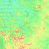 Cacaulândia topographic map, elevation, terrain