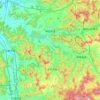 仲宫街道 topographic map, elevation, terrain