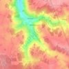Montfaucon topographic map, elevation, terrain