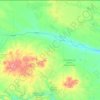 Blaine County topographic map, elevation, terrain