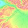 Чаган-Узунское сельское поселение topographic map, elevation, terrain
