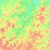 Piedade dos Gerais topographic map, elevation, terrain