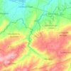 Marigny-Le-Lozon topographic map, elevation, terrain