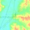 Blanchard topographic map, elevation, terrain