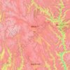 Litang County topographic map, elevation, terrain