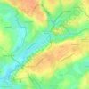 Canville-la-Rocque topographic map, elevation, terrain