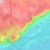 Neyron topographic map, elevation, terrain