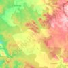 Kaban topographic map, elevation, terrain