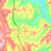 Lamas topographic map, elevation, terrain