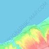 Trappeto topographic map, elevation, terrain
