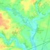 Alluyes topographic map, elevation, terrain