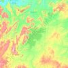 Lake Argyle topographic map, elevation, terrain
