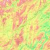 湄潭县 topographic map, elevation, terrain