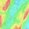 Verona topographic map, elevation, terrain