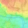 Cofico topographic map, elevation, terrain