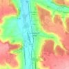 Le Breuil-en-Auge topographic map, elevation, terrain