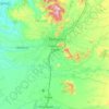 Padre Las Casas topographic map, elevation, terrain