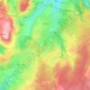 Island topographic map, elevation, terrain