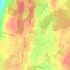 Boussens topographic map, elevation, terrain
