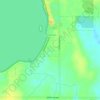 Lakeside topographic map, elevation, terrain