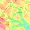 Chacewater topographic map, elevation, terrain