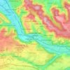 Esslingen topographic map, elevation, terrain