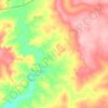 Eradu South topographic map, elevation, terrain