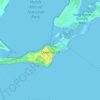 Queenscliff topographic map, elevation, terrain