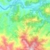 Baireni topographic map, elevation, terrain