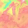Haut-Katanga topographic map, elevation, terrain