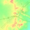 Coolgardie topographic map, elevation, terrain