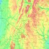 Berkshire County topographic map, elevation, terrain