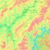 Hunjiang District topographic map, elevation, terrain