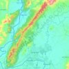 Girardot topographic map, elevation, terrain