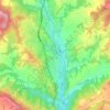 Gironella topographic map, elevation, terrain