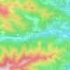 Thueyts topographic map, elevation, terrain